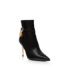 85Mm Leather Padlock Ankle Boot