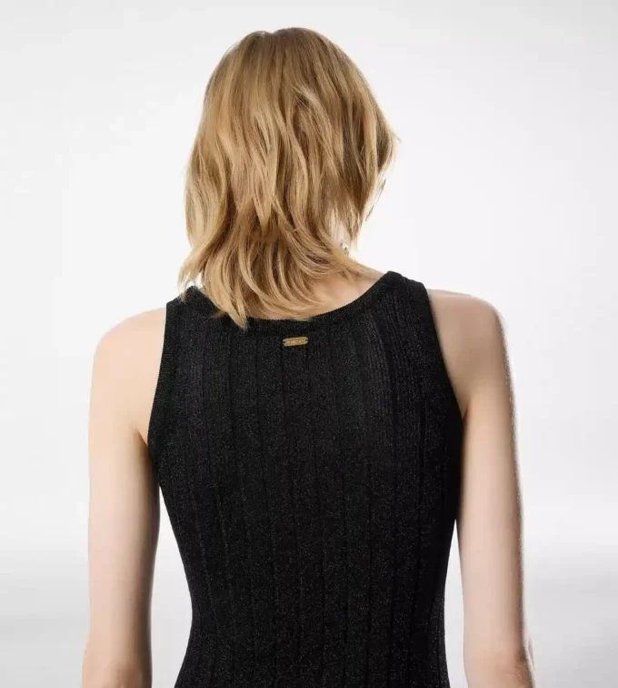 Ankle Length Vest Dress with Tom Ford Metal Plaque