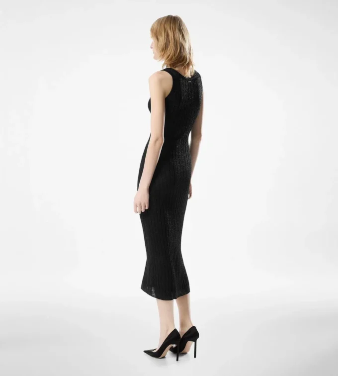 Ankle Length Vest Dress with Tom Ford Metal Plaque