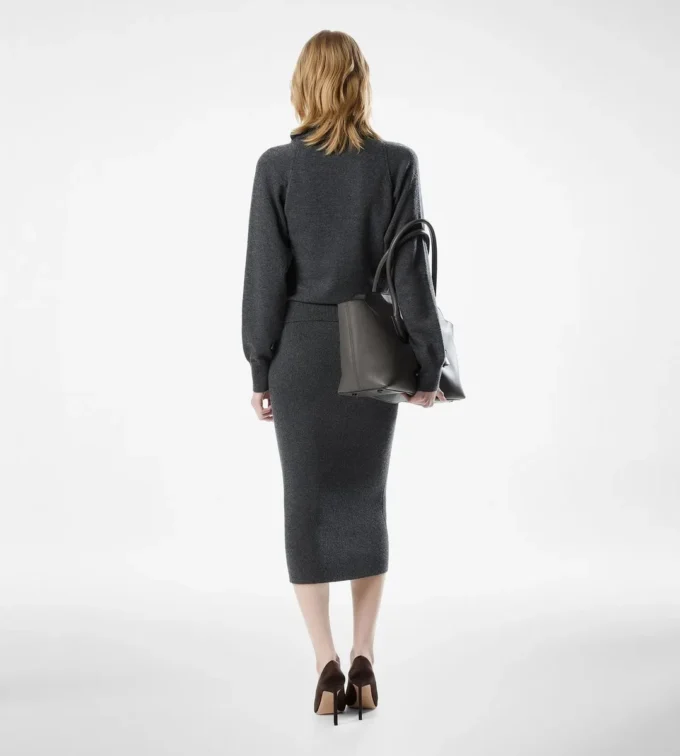 Natural Grain Leather Alexander Large Shoulder Bag Natural Grain Leather Alexander Large Shoulder Bag