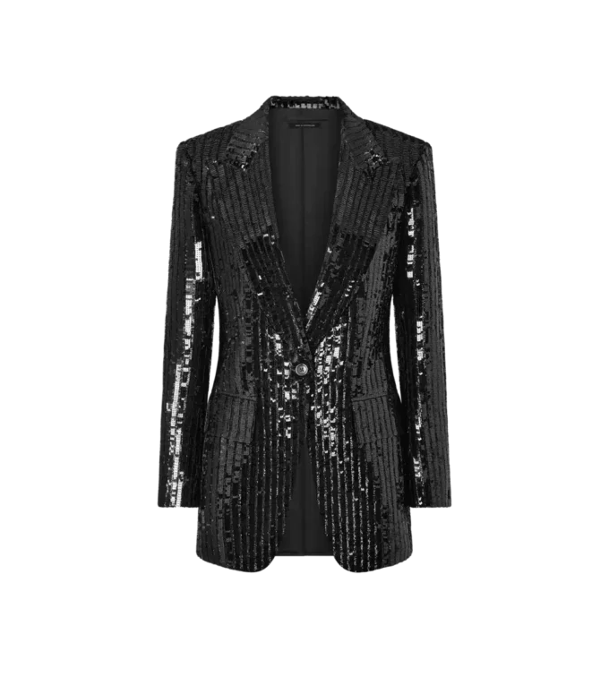 Bianca Single Breasted Peak Lapel Jacket Bianca Single Breasted Peak Lapel Jacket