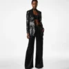 Bianca Single Breasted Peak Lapel Jacket Bianca Single Breasted Peak Lapel Jacket