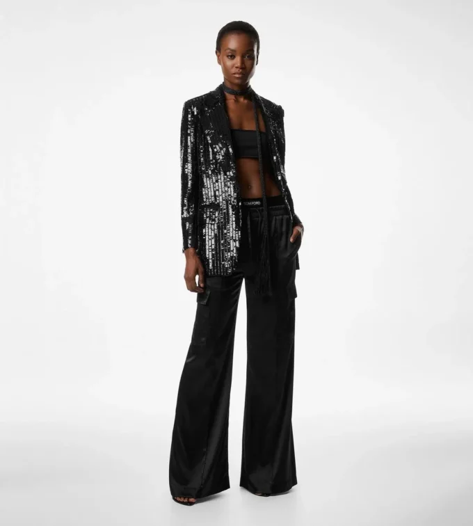 Bianca Single Breasted Peak Lapel Jacket Bianca Single Breasted Peak Lapel Jacket