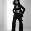 Bianca Single Breasted Peak Lapel Jacket Bianca Single Breasted Peak Lapel Jacket