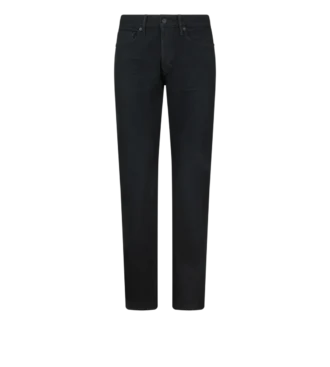 Black Stretch Straight Fit Denim