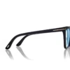 Blue Block Cat Eye Opticals with Clip on Sunglasses