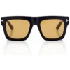 Blue Block Fausto Opticals with Clip on Sunglasses