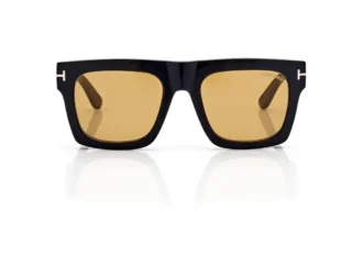 Blue Block Fausto Opticals with Clip on Sunglasses