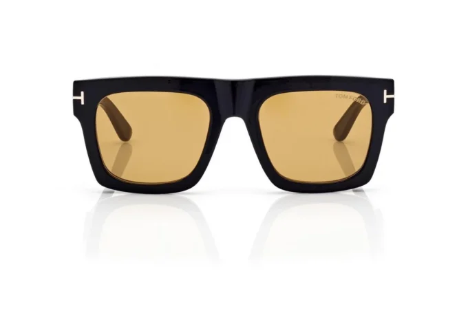 Blue Block Fausto Opticals with Clip on Sunglasses