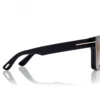 Blue Block Fausto Opticals with Clip on Sunglasses