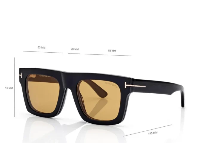 Blue Block Fausto Opticals with Clip on Sunglasses