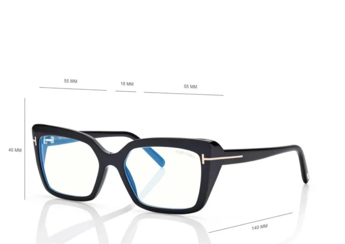 Blue Block Rectangular Opticals
