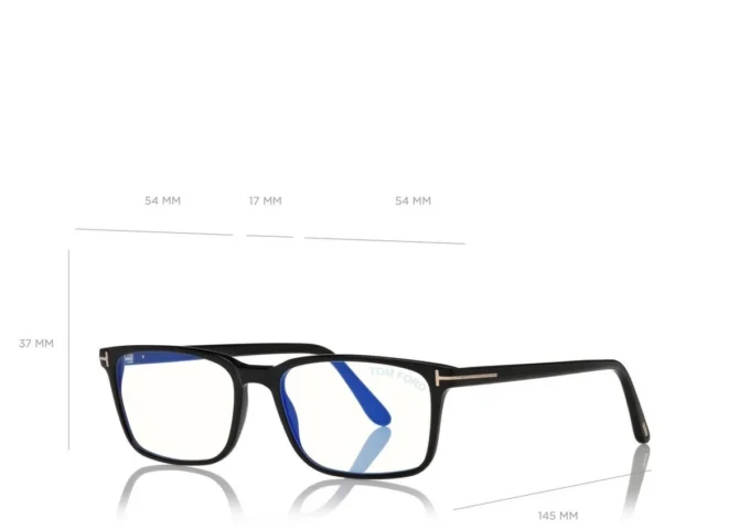 Blue Block Rectangular Opticals