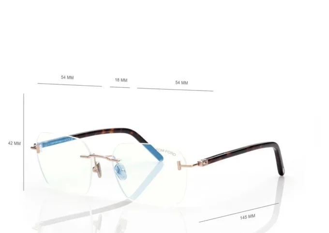 Blue Block Rectangular Opticals
