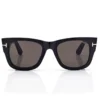 Blue Block Square Opticals with Clip on Sunglasses