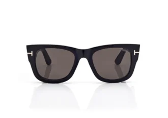 Blue Block Square Opticals with Clip on Sunglasses
