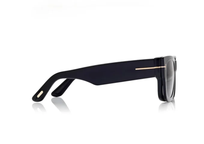 Blue Block Square Opticals with Clip on Sunglasses