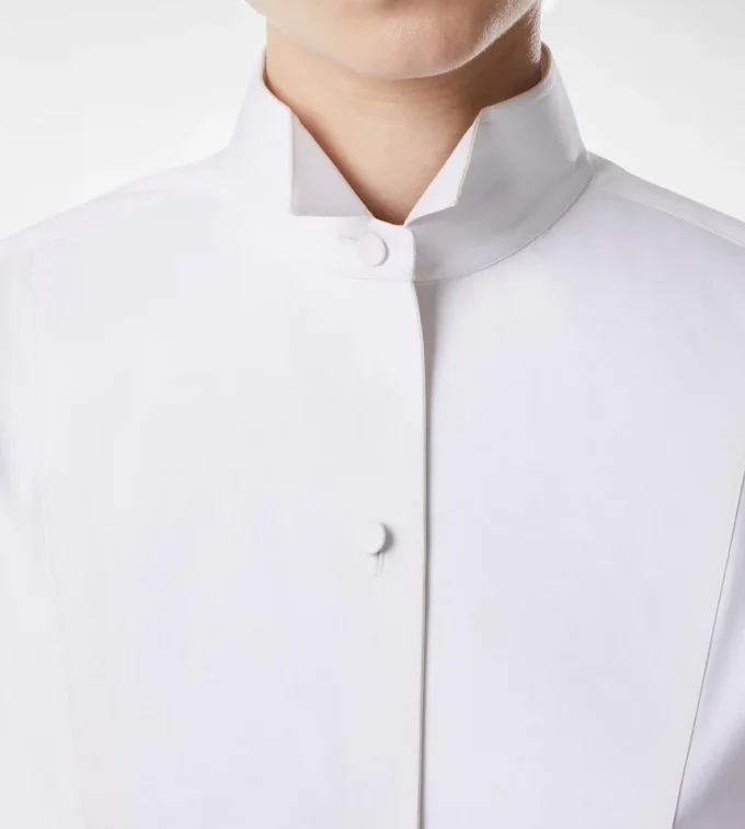 Bonded Cotton Silk Blend Poplin Cropped Shirt Bonded Cotton Silk Blend Poplin Cropped Shirt