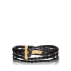 Braided Leather T Bracelet