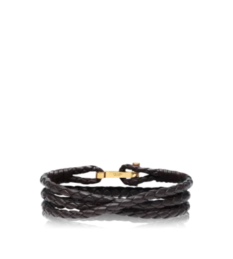Braided Leather T Bracelet Braided Leather T Bracelet