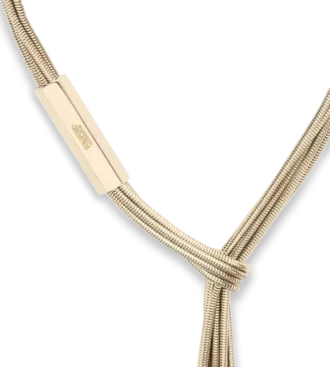 Brass Axis Necklace