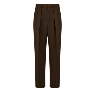 Broken Twill Double Pleat Pant