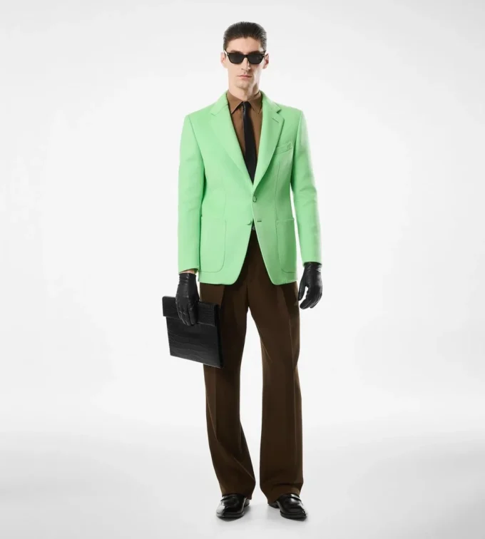 Broken Twill Double Pleat Pant Broken Twill Double Pleat Pant