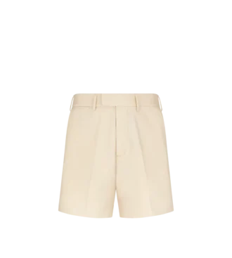 Brushed Cotton Drill Tailored Shorts