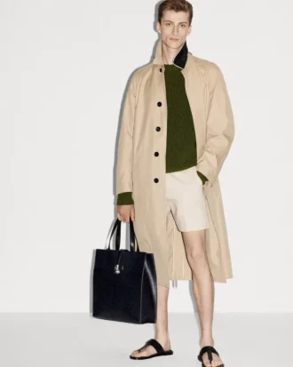 Brushed Cotton Drill Tailored Shorts