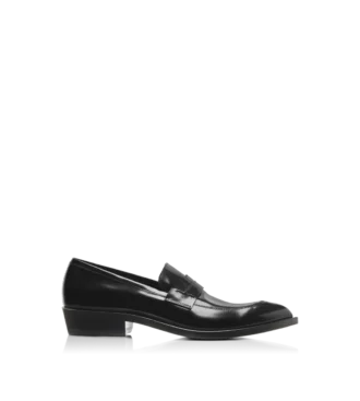Brushed Leather Eva Loafer