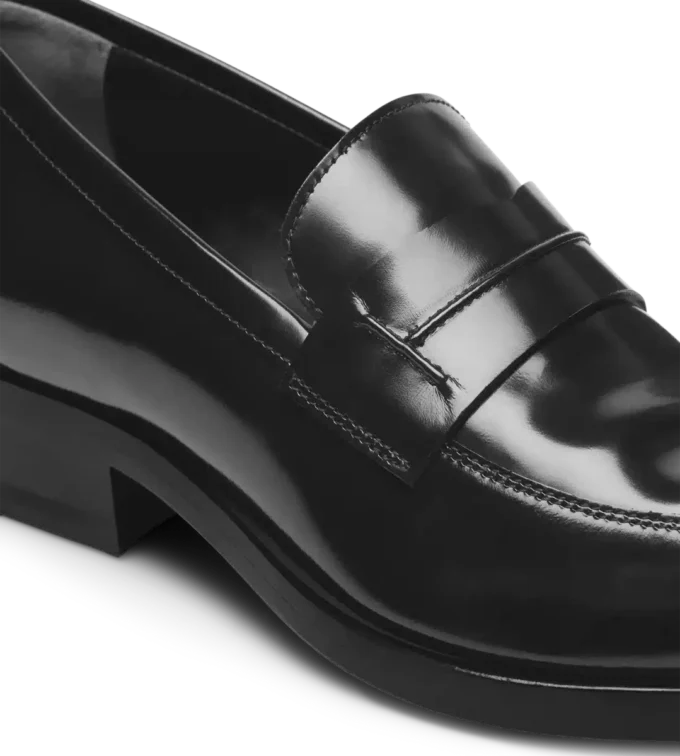 Brushed Leather Eva Loafer Brushed Leather Eva Loafer