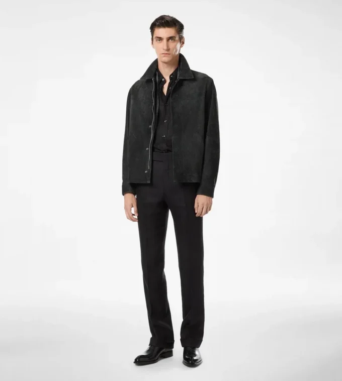 Brushed Suede Workwear Jacket