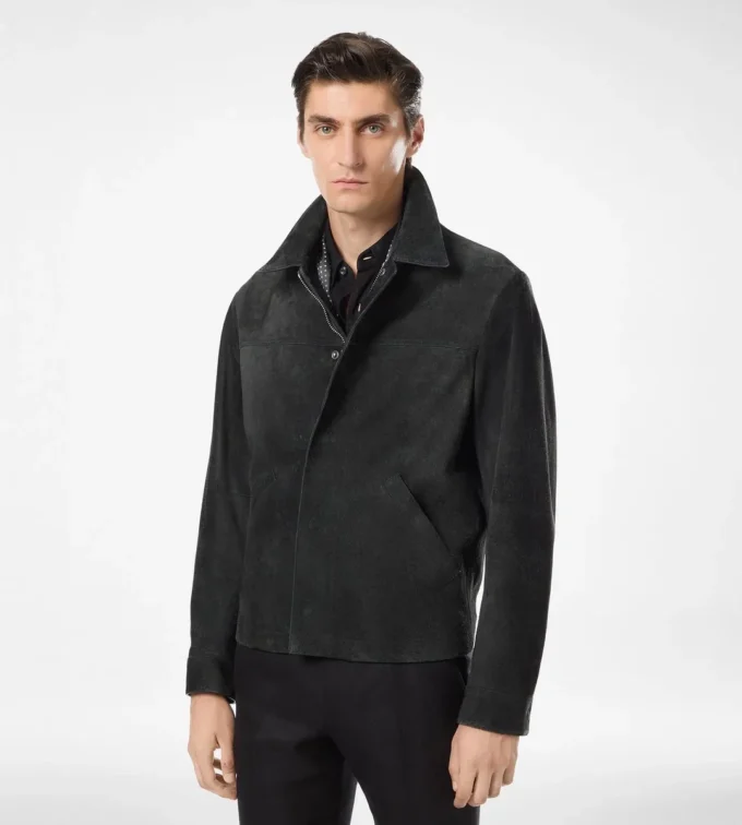 Brushed Suede Workwear Jacket