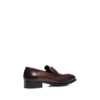 Burnished Leather and Alligator Elkan Twisted Band Loafer Burnished Leather and Alligator Elkan Twisted Band Loafer