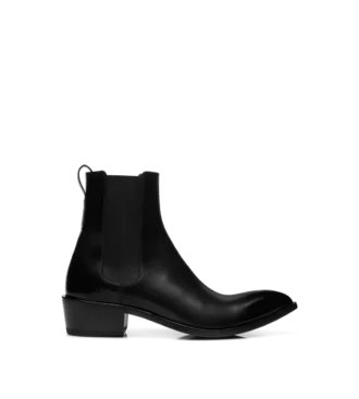 Burnished Leather Chelsea Boot