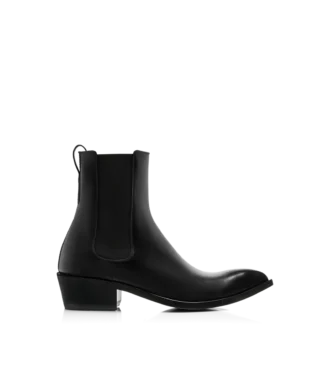 Burnished Leather Chelsea Boot