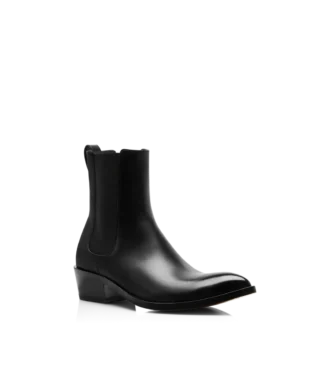 Burnished Leather Chelsea Boot