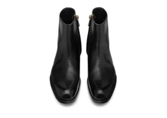 Burnished Leather Edgar Zip Boot