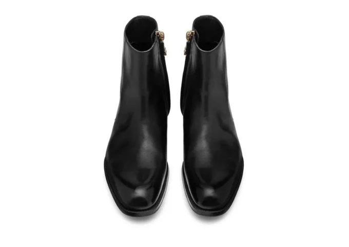 Burnished Leather Edgar Zip Boot