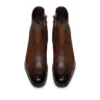 Burnished Leather Edgar Zip Boot