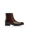 Burnished Leather Elkan Zip Boot