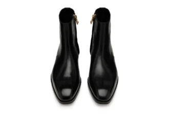 Burnished Leather Elkan Zip Boot