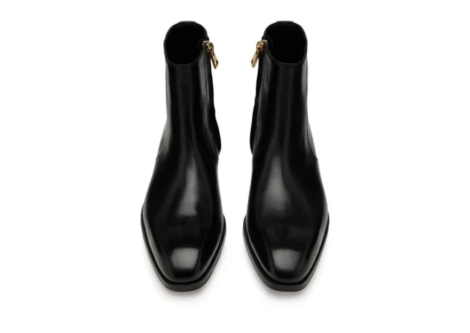 Burnished Leather Elkan Zip Boot