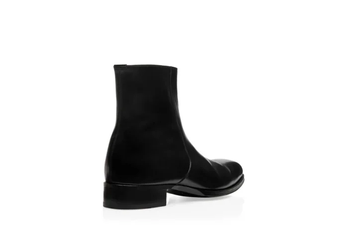 Burnished Leather Elkan Zip Boot