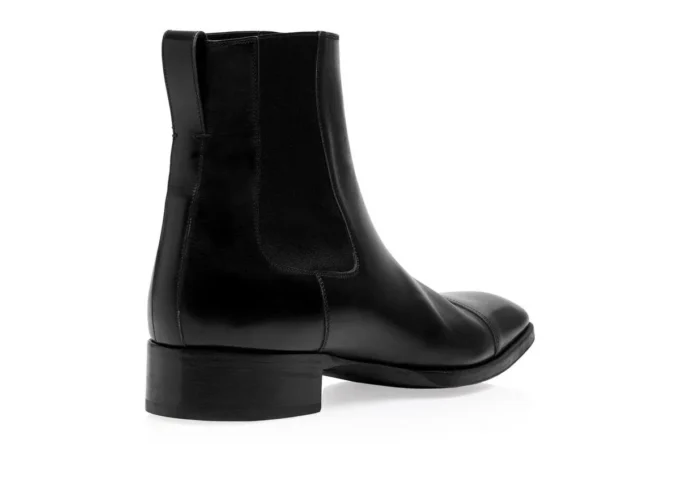 Burnished Leather Gianni Ankle Boot