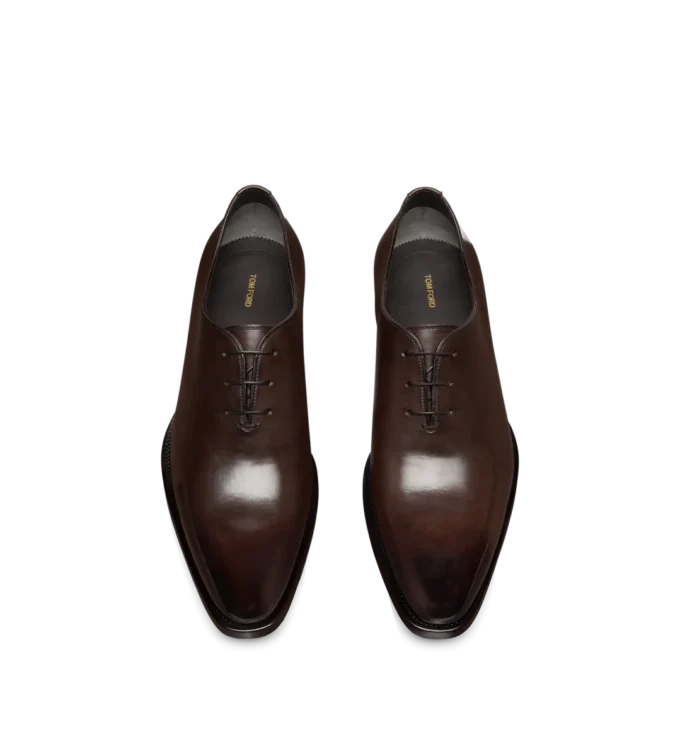 Burnished Leather Whole Cut Lace Up Burnished Leather Whole Cut Lace Up