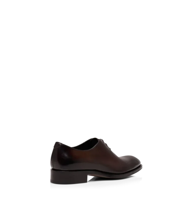 Burnished Leather Whole Cut Lace Up Burnished Leather Whole Cut Lace Up