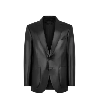 Buttery Leather Bonded Blazer