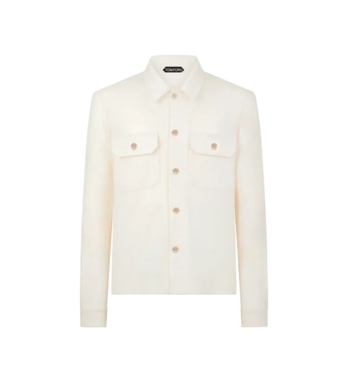 Cashmere Chest Pocket Outershirt