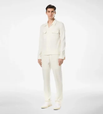 Cashmere Chest Pocket Outershirt